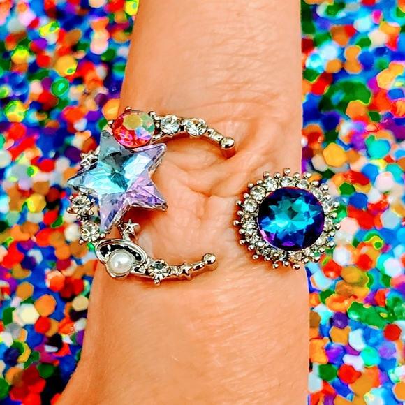 Constellation Galaxy Multi Color Gem Ring - Picture 5 of 14